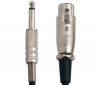 Bandridge Mikrofonní kabel jack 6,3mm samec - XLR  (5 m)