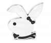 Samolepka Evo Bunny - chromovaná