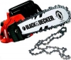 BLACK & DECKER Řetezová pila GK1630X + náhradní retez + Kožené zahradní rukavice 571-21 - velikost 10/XL