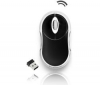 BLUESTORK Bezdrátová myš Bumpy Air - černá + Hub 2-v-1 7 Portu USB 2.0 + Distributor 100 mokrých ubrousku