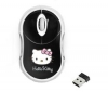 BLUESTORK Bezdrátová myš Bumpy Hello Kitty - černá + Distributor 100 mokrých ubrousku + Čistící stlačený plyn vícepozicní 250 ml + Nápln 100 vhlkých ubrousku