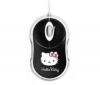 BLUESTORK Drátová myš Bumpy Hello Kitty - černá