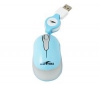 BLUESTORK Mini myš Bumpy - svetle modrá + Hub 4 porty USB 2.0
