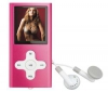CLIP SONIC MP3 prehrávač MP206 Rádio 4 GB - ružový + Nabíječka USB - bílá + Sluchátka Gelly modrá + Rozdvojka vývodu jack 3.5mm