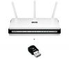 Sada router WiFi DIR-655 + adaptér USB Nano WiFi DWA-131
