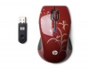 HP Myš Wireless Comfort Mobile Mouse NP143AA - orchidej + Nápln 100 vhlkých ubrousku + Distributor 100 mokrých ubrousku