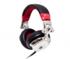 Sluchátka HiFi EarPollution DJ - Silverspider + Prodluľovacka Jack 3,52 mm - nastavení hlasitosti mono/stereo - Zlato - 3 m