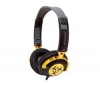 Zavrená sluchátka EarPollution NervePipe - Hazard / BlackGold + Stereo sluchátka s digitálním zvukem (CS01)
