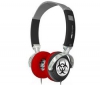 IFROGZ Zavrená sluchátka EarPollution NervePipe - Hazard / ChromeBlack + Prodlužovacka Jack 3,52 mm - nastavení hlasitosti mono/stereo - Zlato - 3 m