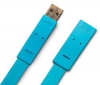 LACIE Kabel USB 2.0 A samec na A samice Flat Kabely - 1,2m - modrý (130847)
