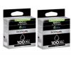 LEXMARK Dva inkoustové zásobníky N° 100XL - černé + Kabel USB A samec/B samec 1,80m