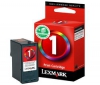 LEXMARK Inkoustový zásobník N° 1 - Barevný + Kabel USB A samec/B samec 1,80m