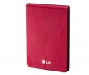 LG Externí prenosný pevný disk XD3 320 GB červený + Pouzdro SKU-PHDC-1 + Prehrávač WD TV HD Media Player