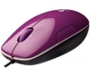 LOGITECH Myš LS1 Laser Mouse - fialová + Distributor 100 mokrých ubrousku + Čistící stlačený plyn vícepozicní 250 ml + Nápln 100 vhlkých ubrousku