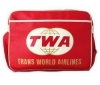LOGOSHIRT Trans World Airlines Taška pres rameno 29cm Cervená/Bílá