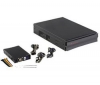 MAXINPOWER Napájení PS-525 300W pro grafickou kartu SLI + Vetrací jednotka Neon LED 120 mm - modrá + Reobus Modern-V černý
