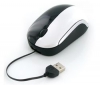 MOBILITY LAB Myš Travel výsuvný Optical Mouse - černá a bílá