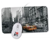 MOBILITY LAB Souprava New-York, Mouse & the City : optická myš USB 2.0 + podložka