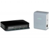 NETGEAR Sada CPL 200mbps XAVB1004 - zásuvka + prepínač 4 porty + Distributor 100 mokrých ubrousku