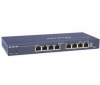 NETGEAR Switch Ethernet Gigabit 8portu 10/100/1000 Mb GS108T-100EUS + Kabel Ethernet RJ45 zkrížený (kategorie 5) - 1m