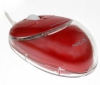 Myą VIP Mouse - cervená + Hub USB 4 porty UH-10 + Distributor 100 mokrých ubrousku + Podloľka pod myą Jersey Cloth - stríbrná