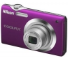 NIKON Coolpix  S3000 purpurový + Pouzdro Ultra Compact 9,5 x 2,7 x 6,5 cm + Pameťová karta SDHC Ultra 8 Go + Baterie kompatibilní EN-EL10