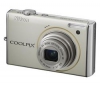 Coolpix  S640 stríbrný + Pouzdro Ultra Compact 9,5 x 2,7 x 6,5 cm + Pameťová karta SDHC 8 GB + Baterie ENEL12 pro Nikon S610, S710