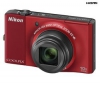 Coolpix  S8000 červený + Pouzdro Kompakt 11 X 3.5 X 8 CM CERNÁ + Pameťová karta SDHC 16 GB + Baterie ENEL12 pro Nikon S610, S710