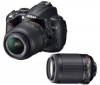 NIKON D5000 + objektiv AF-S DX VR 18-55 mm + objektiv AF-S DX VR 55-200 mm + Pouzdro Zrcadlovka 15 X 11 X 14.5 CM + Trojnožka CX-480