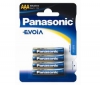 PANASONIC 4 baterie Evoia LR03EE