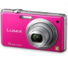 Lumix  DMC-FS10 - ružový + Kožené pouzdro PANASONIC - černé