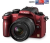 PANASONIC Lumix DMC-G2K červený + objektiv 14-42 mm + Pouzdro BRIDGE 13 X 11 X 10 CM + Pameťová karta SDHC Ultra 32 GB