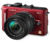 Lumix  DMC-GF1KEB-R (kit 14-45 mm) červený + Panasonic - Taška DMC-BAG1 + Pameťová karta SDHC 16 GB + Baterie PS0B13