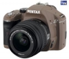 PENTAX K-x cokoládový + objektiv DA L 18-55 mm f/3,5-5,6