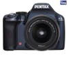 PENTAX K-x in navy blue + DA L 18-55mm f/3.5-5.6 Lens + Pouzdro Zrcadlovka 15 X 11 X 14.5 CM + Pameťová karta SDHC 8 GB