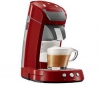 Kávovar Senseo Latte HD7850/80 - cervená + Pevný dávkovac
