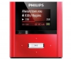 PHILIPS MP3 prehrávač GoGear RaGa 4 GB - červený + Sluchátka EP-190