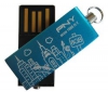 Klíc USB Micro Attaché City Series 8 Gb USB 2.0 - modrý