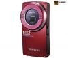 Mini videokamera HD HMX-U20 - červená + Baterie IA-BH130LB + Pameťová karta SDHC 4 GB