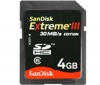 SANDISK Pameťová karta SDHC Extreme III 4 GB