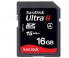 SANDISK Pameťová karta SDHC Ultra II 16 GB + Pameťová karta SDHC Ultra II 4 GB