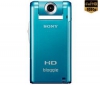 SONY Videokamera HD Bloggie MHS-PM5K modrá + Nylonové pouzdro TBC-302 + Baterie NP-BK1 + Pameťová karta SDHC 4 GB + Síťová nabíječka USB Black Velvet