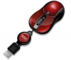 Myš Mini Optical Mouse MI052 - Red Cherry + Hub 4 porty USB 2.0