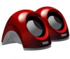 SWEEX Reproduktory Notebook Speaker Set SP132 - Cervené + Distributor 100 mokrých ubrousku + Čistící pena pro monitor a klávesnici EKNMOUMIN