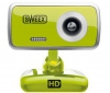 Webová kamera WC065 zelená + Hub USB Plus 4 Porty USB 2.0 Mac/PC - hnedý