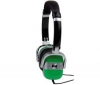 Sluchátka VINTAGE CSV1GN - Zelená/Stríbrná + Prodluľovacka Jack 3,52 mm - nastavení hlasitosti mono/stereo - Zlato - 3 m
