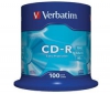 VERBATIM CD-R 700 MB (100 kusu) + Pouzdro na CD RBNW-224