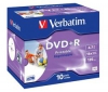 VERBATIM DVD+R k potisku 4,7 GB (sada deseti)