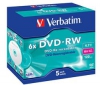 VERBATIM DVD-RW 4,7 Gb (sada 5 kusu)