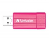 VERBATIM Klíč USB Store'n' Go PinStripe 4 GB - ružová